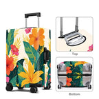 Flower Luggage Cover Washable Suitcase Protector Anti (Flower / XL(fits 32-34Inch suitcase))