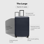 Away Large Checked Luggage, 29 Inch Hardside Suitcase - Image 3