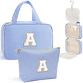Travel Hanging Toiletry Bag Makeup Bag (Blue / A)