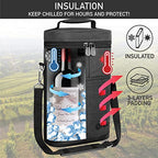 2 Bottle Wine Carrier Tote (Charcoal)