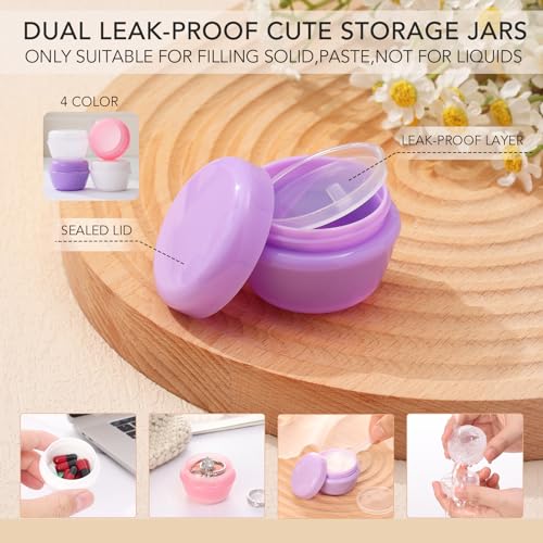 21 Pack Travel Bottles for Toiletries (Cream)