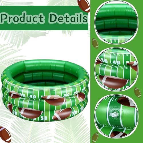 Inflatable Football Party Cooler (Green / Football)