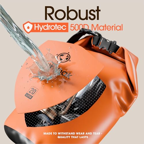 55L Waterproof Dry Bag Backpack (55L / Orange)