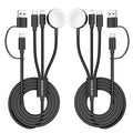 2Pack Travel Essentials (Black / 2pack-6ft)