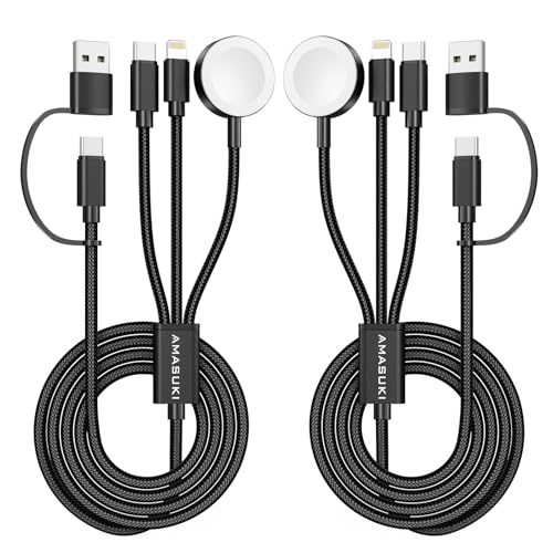 2Pack Travel Essentials (Black / 2pack-6ft)