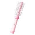 Round Hair Brush, Detangling Fluffy Scalp Brush with Ergonomic Big Handle, Plastic Lightweight Macron Styling Color Comb for Faster Blow Drying and Volume for Long,Thick, Curly Hair Women/Girls/Kids