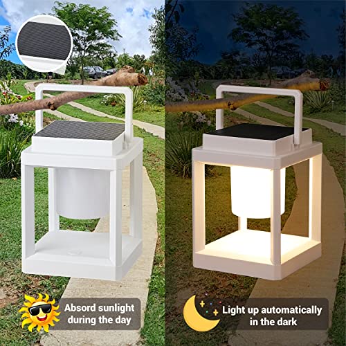 Outdoor Table Lamp (White)