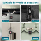 TSA Luggage Locks 8 (Black 8 packs)