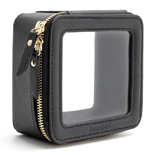 Clear Makeup Bag Small (Black / Mini Trend)