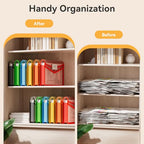 6 Pack Plastic File Folder (6 Pack Black+blue+green+yellow+orange+red)
