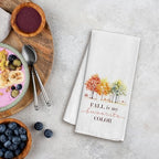 Fall Decor Kitchen Towels (Fall Color)