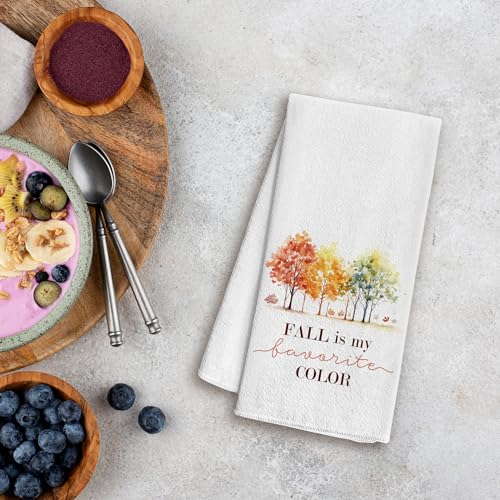 Fall Decor Kitchen Towels (Fall Color)