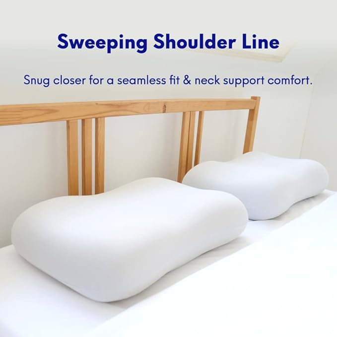 C CUSHION LAB Deep Sleep Pillow, Patented Ergonomic Contour Design - Image 5