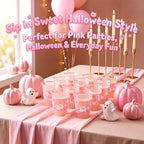 50 Pack Halloween Plastic Cups 12 oz for Party (Halloween)