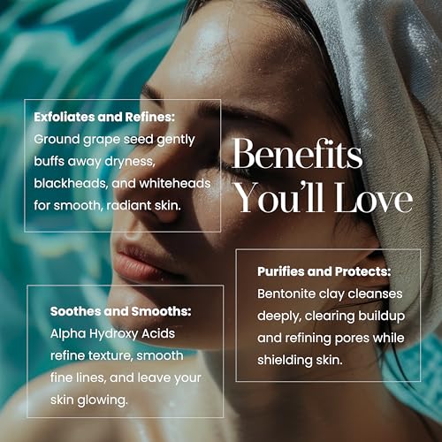 Skincare Grape Seed Facial Scrub