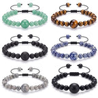 6 Pcs Motion Sickness Bracelets Cruise Essentials (Elegant Colors)
