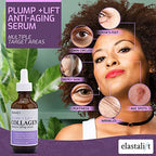 Collagen Facial Serum Lifting (1.75 Fl Oz (Pack of 2) / Firming Collagen Peptides Serum)