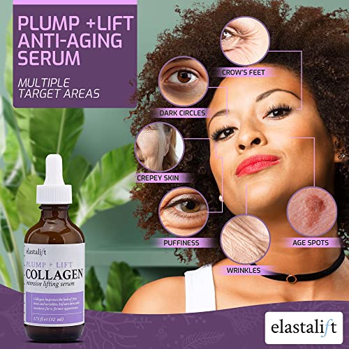 Collagen Facial Serum Lifting (1.75 Fl Oz (Pack of 2) / Firming Collagen Peptides Serum)