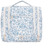 Large Hanging Toiletry Bag for Women (Z-Little Blue Flower)
