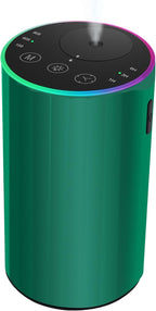 Waterless Essential Oil Diffuser, Battery Powered Mini Scent Air Machine, Aromatherapy Mist Diffuser for Home Room Car Office (Green)
