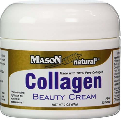 Collagen Beauty Cream Made With 100% Pure Collagen Promotes Tight Skin Enhances Skin Firmness 2 Oz. Jar Pack Of 10