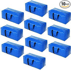 10 Pack Heavy Duty Extra Large Moving Bags Storage Tote by ACNUSIK
