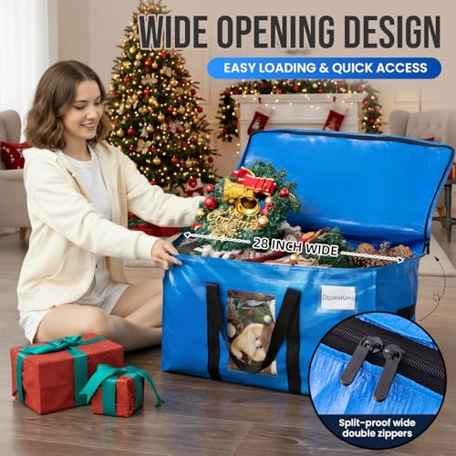 6 Pack Blue Extra Large Moving Bags (Blue / 6 Large)