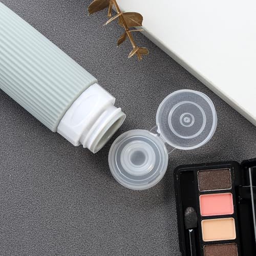 Travel Bottles for Toiletries (3 Ounces / Grey)