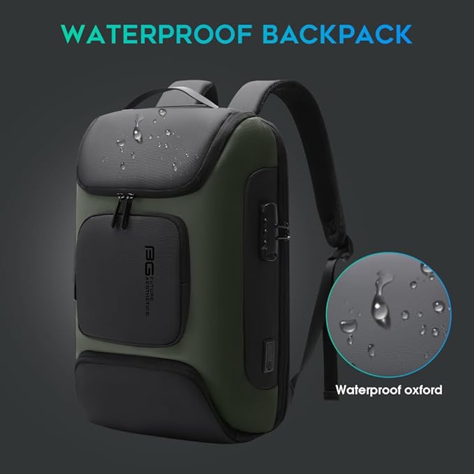 BANGE Business Backpack with USB Charging Port, Anti Theft Laptop Backpacks Fit - Image 7