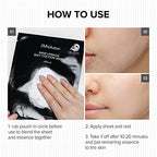 Water Luminous Silky Cocoon Mask Black 10 Sheets