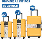 Luggage Straps for Suitcases Travel Belt Accessories, Cute Suitcase Strap - Image 2