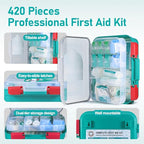 420 Pieces Professional First Aid Kit (420 Pieces)