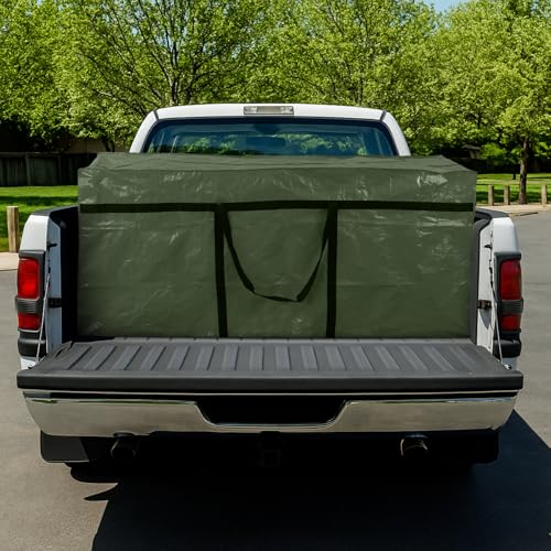 4 Pcs 176 Gallon Extra Large Moving Bags Heavy Duty Storage Bag (176 Gallon / Green)