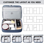 Travel Cable Organizer Bag (Dark Blue / S)