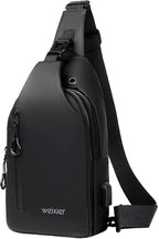 Waterproof Sling Bags Mens Shoulder Crossbody Backpack by Hjkiopc