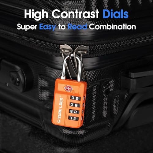 TSA Approved 4 (ORANGE 2PACK)