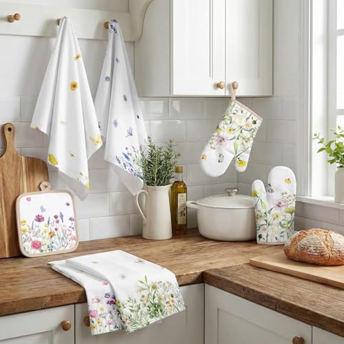 Wildflower Kitchen Decor Set (Spring Wildflower)