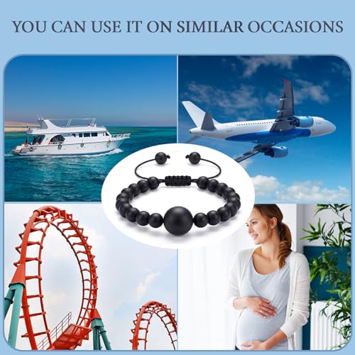 6 Pcs Motion Sickness Bracelets Cruise Essentials (Elegant Colors)