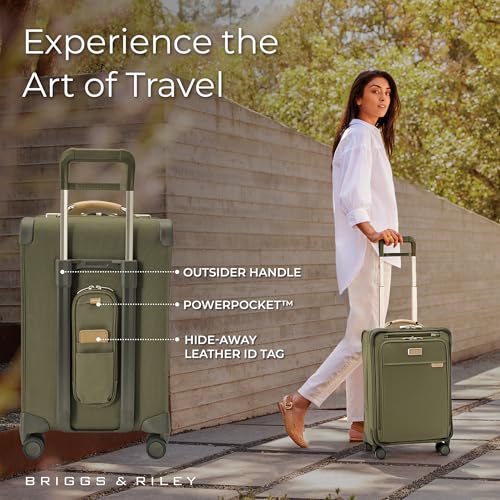 Essential 22" Carry On Expandable Spinner (Olive / 22" Carry-On)