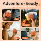 Paper Soap Sheets for Traveling (Variety Pack-004 (Lemon, Orange, Lavender))