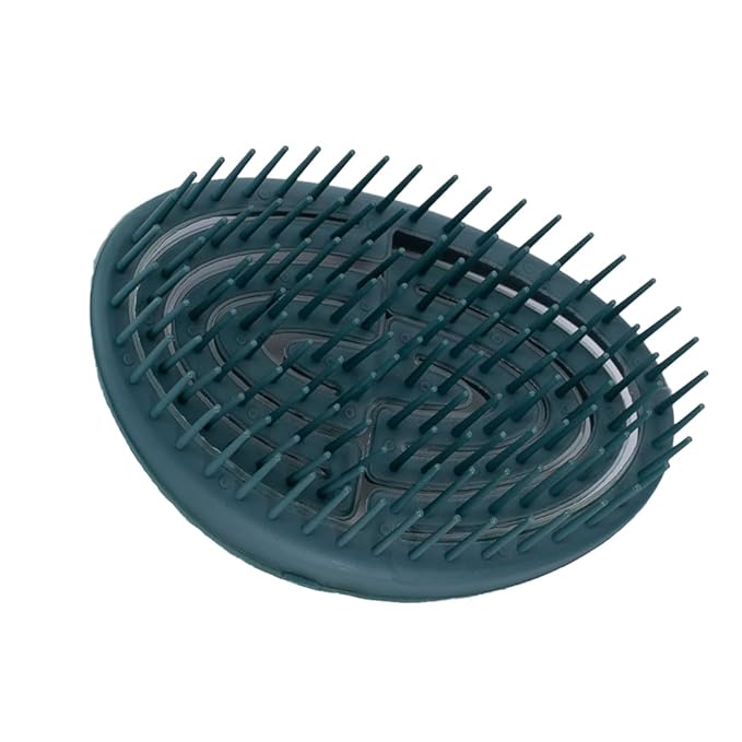 CAISHA Wet Hair Hairbrush Tug-free Detangling Brush Green Spiral Spring Gentle On The Scalp For All Hair Types K111