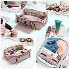 Large Hair Tools Travel Bag with Iron Mat (Style A - Large / Pink)