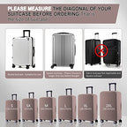 Travel Luggage Cover (Khaki / 28-29 inch)