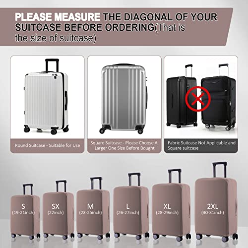 Travel Luggage Cover (Khaki / 28-29 inch)