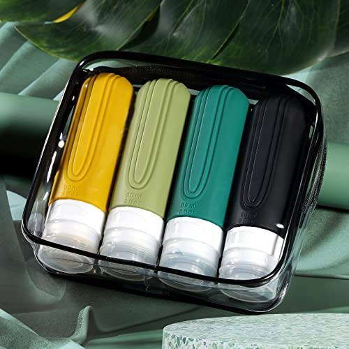 Travel Bottles for Toiletries (Green-3oz)