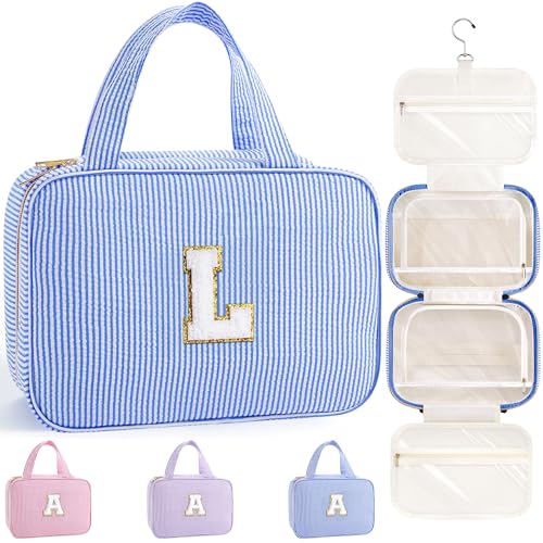 Travel Hanging Toiletry Bag (Blue / L)