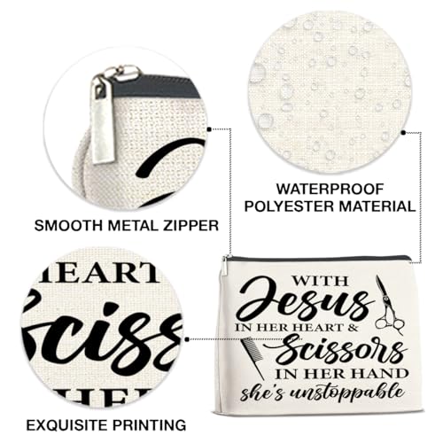Hair Stylist Gifts for Women Cosmetic Bag (Hairstylist Gift)