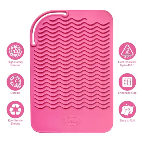 11" X 7.5" Large Size Heat Resistant Silicone Travel Mat (5.6 Ounce)