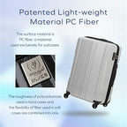 BLADE Ultralight PC Fiber Luggage 24 (White Carbon / 26 inch)