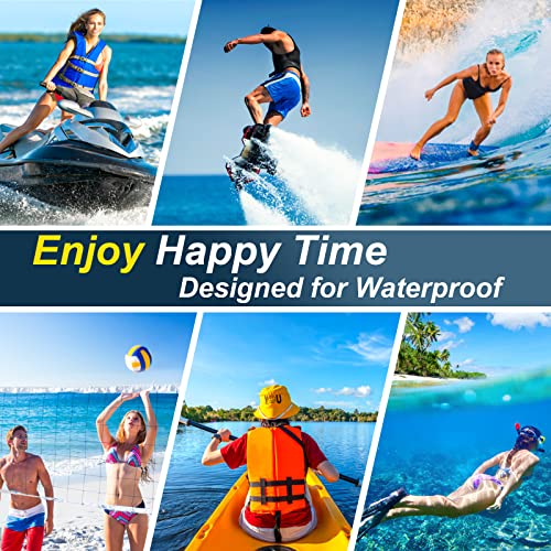 Large Waterproof Phone Pouch Floating (Extra Large, 8.5'' / Black)